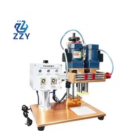 Capsuleuse semi-automatique pneumatique à 4 roues pour flacons de parfum, d'huiles essentielles et de cosmétiques, taille de bouchon réglable de 15 à 115 mm