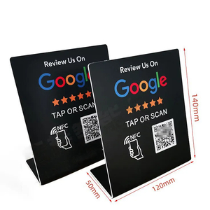 Tarjeta <span class=keywords><strong>de</strong></span> Membresía NFC Acrílica con Código QR para Redes Sociales, Personalizada, <span class=keywords><strong>de</strong></span> Alta Calidad, con Soporte <span class=keywords><strong>de</strong></span> Mesa, en Blanco, para <span class=keywords><strong>Reseñas</strong></span> <span class=keywords><strong>de</strong></span> Google - Product Image 2