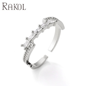 <span class=keywords><strong>Bague</strong></span> en <span class=keywords><strong>or</strong></span> <span class=keywords><strong>18</strong></span> <span class=keywords><strong>carats</strong></span> pour femme, bijoux en zircon cubique, vente en gros, RP5092, Offres Spéciales - Product Image 2