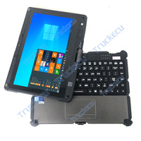Ordinateur portable tactile renforcé triple protection de qualité supérieure Getac V110 robuste avec logiciel d'installation et outils de diagnostic pour camions et excavatrices