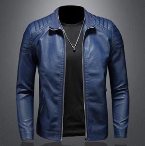 <span class=keywords><strong>Giacca</strong></span> da <span class=keywords><strong>Uomo</strong></span> in Similpelle PU Stile <span class=keywords><strong>Biker</strong></span> con Colletto alla Coreana di Alta Qualità, <span class=keywords><strong>Giacca</strong></span> Casual alla Moda in Similpelle PU, Giacche Trench in <span class=keywords><strong>Pelle</strong></span> - Product Image 2