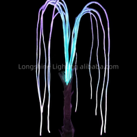Fleur de corail bleue lumineuse tendance 2026 pour jardin, décoration mystérieuse, éclairage de vacances