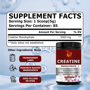 High Quality <b>Creatine</b> Monohydrate Powder Drink Supports Improve Muscle Recovery Helps Muscle Growth Boost Athletic Performance - Product Image 2