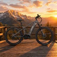 Vélo de montagne électrique en alliage d'aluminium durable 6061, moteur central Bafang 750W, batterie 48V20Ah, Shimano 7 vitesses, vélo tout-terrain pour adultes