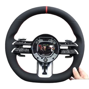 Pour <span class=keywords><strong>Mercedes</strong></span> Benz C63 Amg Volant A220 W176 W205 W212 W222 W204 W218 W463 W464 W205 W44 E63 Prise en charge de la personnalisation - Product Image 1