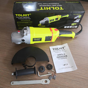 TOLHIT saklar dayung elektrik portabel, 220v 230mm 9in 2350W kuning penggiling daya tugas berat pemicu sudut bolak-balik industri - Product Image 4