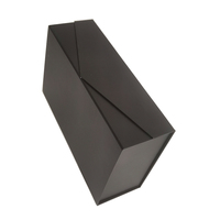 Boîte à chapeaux personnalisée en carton avec matériaux recyclés, revêtement UV pour l'emballage des chaussettes - Boîte carrée personnalisable biodégradable