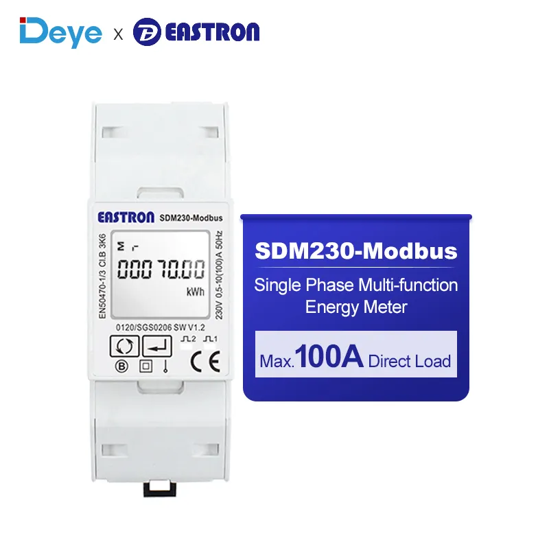 Compteur d'énergie multifonction monophasé Deye Eastron SDM230-Modbus