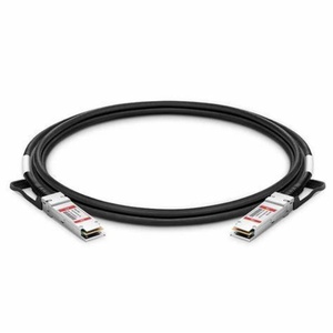 Cable de Servidor de 2 m (7 pies) QSFP-100G-CU2M Compatible con Cable Twinax de Cobre de Conexión Directa Pasiva QSFP28 de 100G - Product Image 1