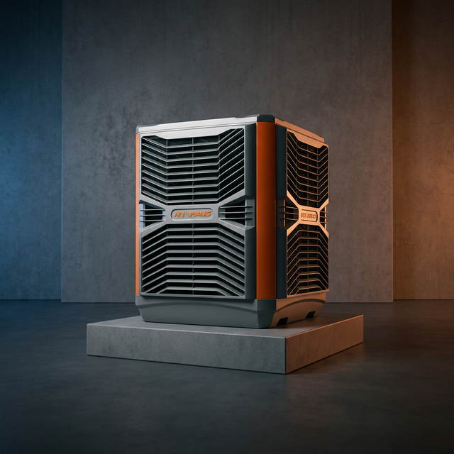 RTFANS New Outdoor Commercial Evaporative Air Cooler 35L Water Tank 65L/h Water Consumption Energy Saving Motor Pump for Events