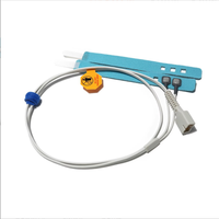 Sonde de capteur SpO2 réutilisable pour nouveau-né prématuré, en matériau souple, avec câble d'oxymétrie pour moniteur patient