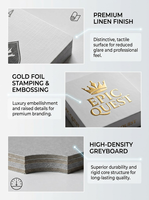 Cartes à Jouer Personnalisées Imperméables – Design Classique de Casino – Cartes de Poker Publicitaires Personnalisables