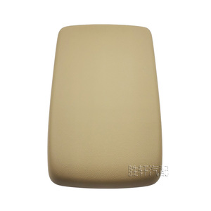 Toyota Highlander Center Console Armrest Cover Leather <b>Black</b> Beige 2009-2014 <b>Storage</b> <b>Box</b> Top Part - Product Image 3