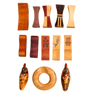 Reposapalillos de Madera Maciza Estilo Chino, Forma Rectangular, Diseño Tradicional, Grabado de Logotipo Personalizado, Vajilla para Hotel - Product Image 5