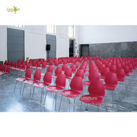 Chaise en plastique blanche sans bras, haute qualité, pieds métalliques, pour restaurant, livraison gratuite