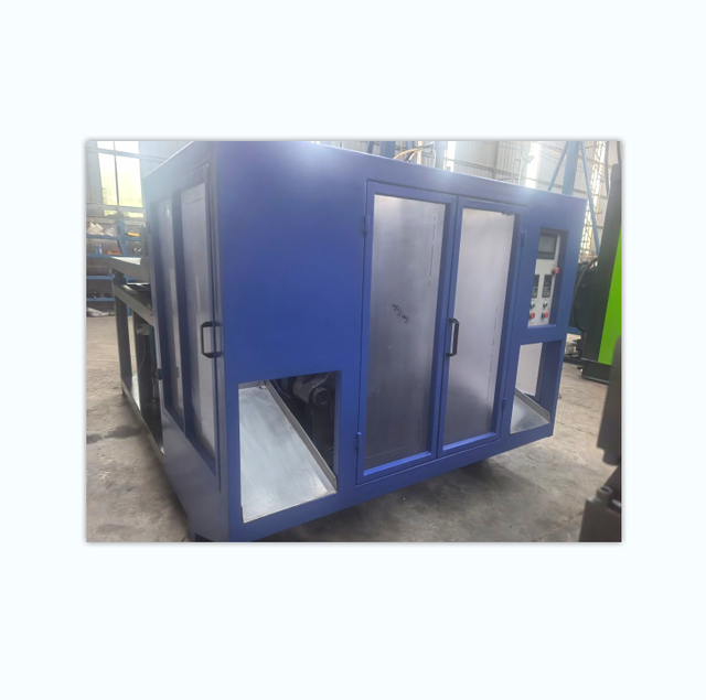 75mm Used Blow Molding Machine 5L Product Capacity With Strip View Line Two Station Servo Motor in Very Good Working Condition
