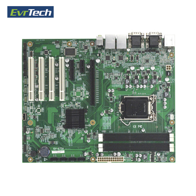 Hot Sell ATX Embedded Industrial 1155 Motherboard B75 With 4*PCI,3*PCIe,10*com