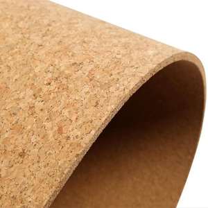 Feuille <span class=keywords><strong>de</strong></span> liège naturel <span class=keywords><strong>de</strong></span> 3/6 mm d'épaisseur, écologique, haute élasticité, décorative, pour tableau d'affichage mural, en <span class=keywords><strong>rouleau</strong></span>, feuilles adhésives - Product Image 2
