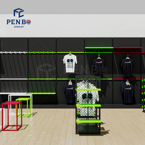 Maßgefertigte Einkaufszentrum Herren Sportbekleidung Ausstellungsregale Lagerregale für Filialketten Präsentationsständer - Product Image 2