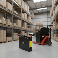 Batterie au lithium 24V 100Ah 135Ah 150Ah 160Ah 230Ah pour chariots élévateurs électriques, plateformes élévatrices électriques et équipements de manutention industrielle.