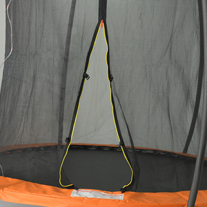 <span class=keywords><strong>Trampoline</strong></span> familial rond d'intérieur pour enfants avec surface antidérapante et filet de protection - Jouet de fitness pour bébé - Product Image 2