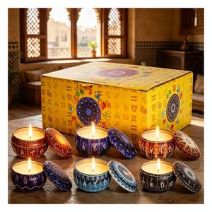 Custom Fragrance <b>Candle</b> Gift Box <b>Set</b> With Logo Premium Jar Aromatherapy Retail Promotion Seasonal Ceremony Launch - Product Image 3