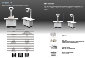 ZY-PA Kleintier-Veterinär überwachung DR X Ray Digital Machine Feste Fluor os kopie für Hunde - Product Image 3