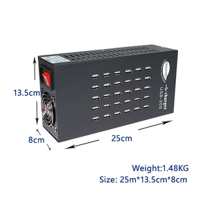 Station <span class=keywords><strong>de</strong></span> charge USB à charge rapide 300W 30 ports avec câble pour iPhone iPad Samsung PC <span class=keywords><strong>Kindle</strong></span> <span class=keywords><strong>Chargeur</strong></span> multi-USB - Product Image 2