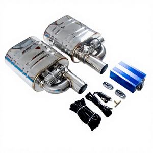 Silenciador de Escape Doble con Controlador de Vacío (2 Silenciadores) y Mando a Distancia, Silenciador Valvetronic con Válvula de Corte de Escape - Product Image 1