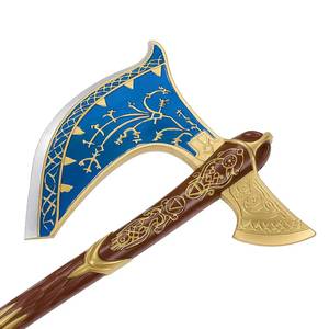 MS GOW God of <span class=keywords><strong>War</strong></span> <span class=keywords><strong>Ragnarok</strong></span> PS5 Juego Modelo de Arma de Espuma PU Ecológica 94cm Hacha Leviatán de Kratos Colores Personalizables para Niños - Product Image 3