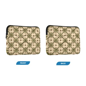 New Arrival Custom Checked Floral Print <b>Computer</b> Messenger Laptop <b>Accessories</b> Grid Protective Case Laptop Sleeve - Product Image 2