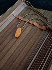 โซ่มู่ลี่ไม้ที่ทนทานส่วนประกอบมู่ลี่สวยงามวัสดุพลาสติกโพลีเอสเตอร์ใช้สำหรับโรงงานม่านบังแดด - Product Image 4