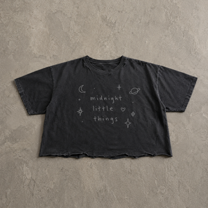 เสื้อยืดสตรีทแวร์ขายส่ง 300GSM ผ้าคอตตอนหนานุ่ม ซักย้อมสีแบบแอซิดวอช ทรงโอเวอร์ไซส์ ครอป ทรงบ็อกซี่ ประดับเพชรเทียม เสื้อยืดผู้ชาย - Product Image 2