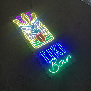 Livraison rapide, panneau néon led personnalisé, pas quantité minimale de commande, livraison directe, panneau de Bar TIKI, panneau de Logo néon LED d'affaires - Product Image 5