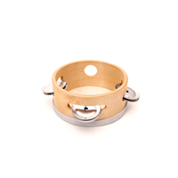 Custom Logo 4/6 Inch Wedding Tambourine Hand Sheepskin Percussion Instrument Party Favors Festival Celebrations OEM Available