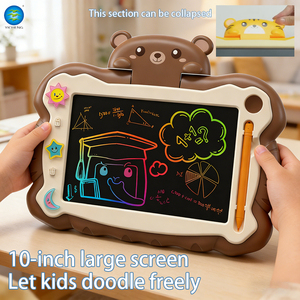 Tablette d'écriture interactive musicale et lumineuse en plastique coloré pour <span class=keywords><strong>dessin</strong></span> technique, jouet sensoriel et créatif pour bébés et enfants (thème STEM) - Product Image 3