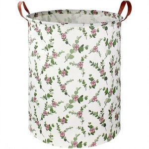 Fabric Large Capacity <b>Foldable</b> Dirty Clothes Storage <b>Basket</b> for Household Bathroom-Durable Eco-Friendly 37x25x32cm - Product Image 4