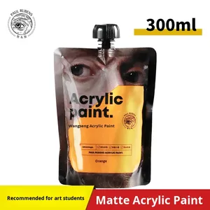Peinture acrylique mate 300 ml, forte adhérence sur toile, recommandée pour les étudiants en art, débutants et les examens - Product Image 5