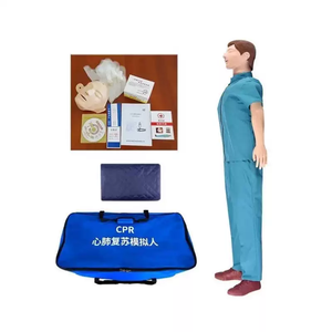 Mannequin médical grandeur nature en PVC vert pour adultes, simulateur <span class=keywords><strong>de</strong></span> RCP pour ressources pédagogiques et formation des adultes - Product Image 4
