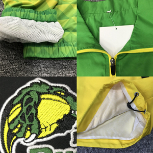 Veste de jogging à fermeture éclair personnalisée de grande taille, coupe-vent imprimée de printemps avec sublimation pour équipes sportives - Product Image 6