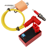 Kit Bobine d'allumage CDI et Bougie de Course 50cc 125cc 150cc 200cc CG AC D8TC pour Moto, Quad, VTT et Pit Bike Iridium