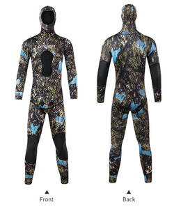 دايفيستار جملة بدلة غوص مموهة من النيوبرين بسمك 3 مم قابلة للتنفس بخياطة فلاتلوك/GBS للرجال لصيد الأسماك بالرمح والغطس والسباحة - Product Image 5