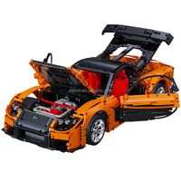 Cada C61502W 1/8 RX-7 Voiture de sport RC, modèle de véhicule de course, jouets en briques DIY, ensembles de blocs de construction, intérieur/extérieur, pour enfants