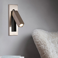 Lampe murale de lecture ZeroUNO, éclairage encastré réglable pour tête de lit avec interrupteur, lampe de chevet d'hôtel, applique murale moderne