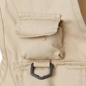 Veste de travail d'été en gros pour hommes, veste multi-poches pour la photographie, la pêche et les activités de plein air - Product Image 5