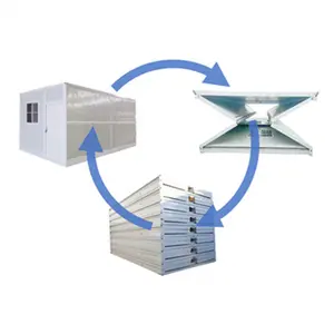 便宜的20英尺或40英尺预制运输面板模块化小型可折叠集装箱屋日本之家