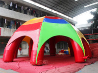 Tente d'événement extérieure, dôme de rebond, tente publicitaire en araignée, cabine gonflable, tente dôme gonflable commerciale en PVC