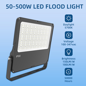 גבוה לומן חיצוני הוביל מבול אור 150lm/w <span class=keywords><strong>100w</strong></span>/150w/200w/500w ip66 עבור אצטדיון חניה חניה מגרש חזית תאורה פוטוקל - Product Image 1