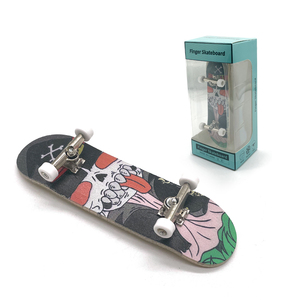 ALF.AILEFU Ventas Directas Alta Velocidad Doble Rocker Finger <span class=keywords><strong>Skate</strong></span> Boarding 28mm Completo 5ply Maple Skateboards Personalizado Mini - Product Image 1