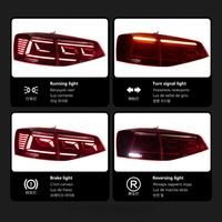 Ensemble de feux arrière LED haute performance pour Volkswagen Jetta 2015-2018, clignotants séquentiels dynamiques, feux arrière